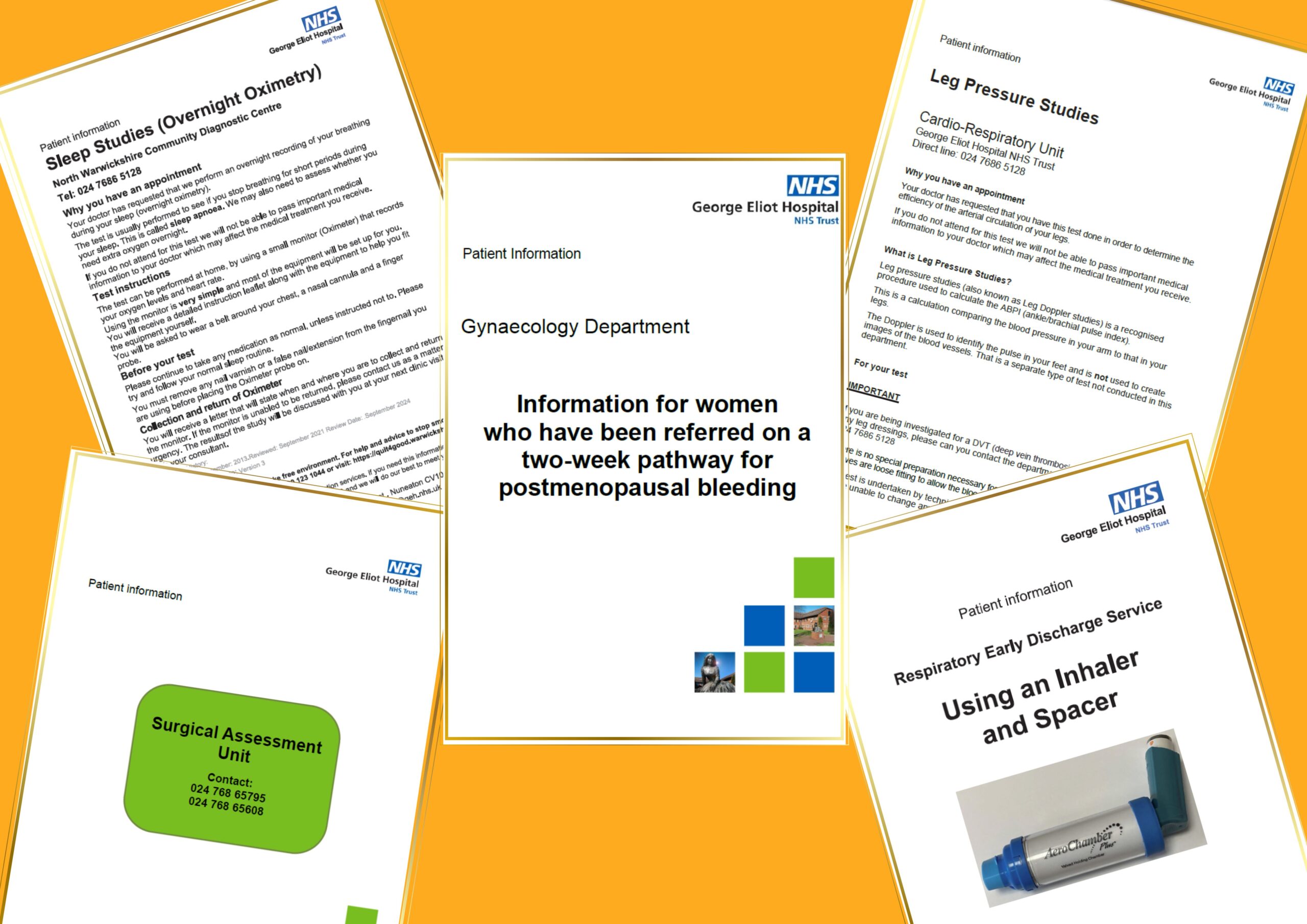 How Do I Develop review A Patient Information Leaflet At GEH 