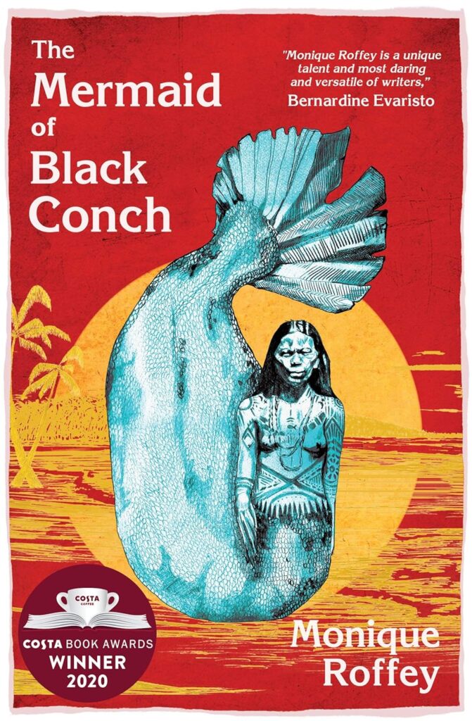 Book cover. Mermaid of Black Conch by Monique Roffey.